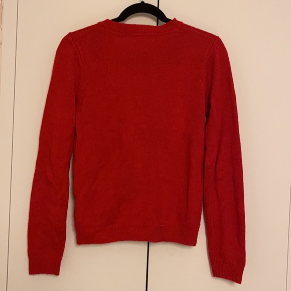 H&M Pom Pom Christmas Tree Sweater - Picture 2 of 4